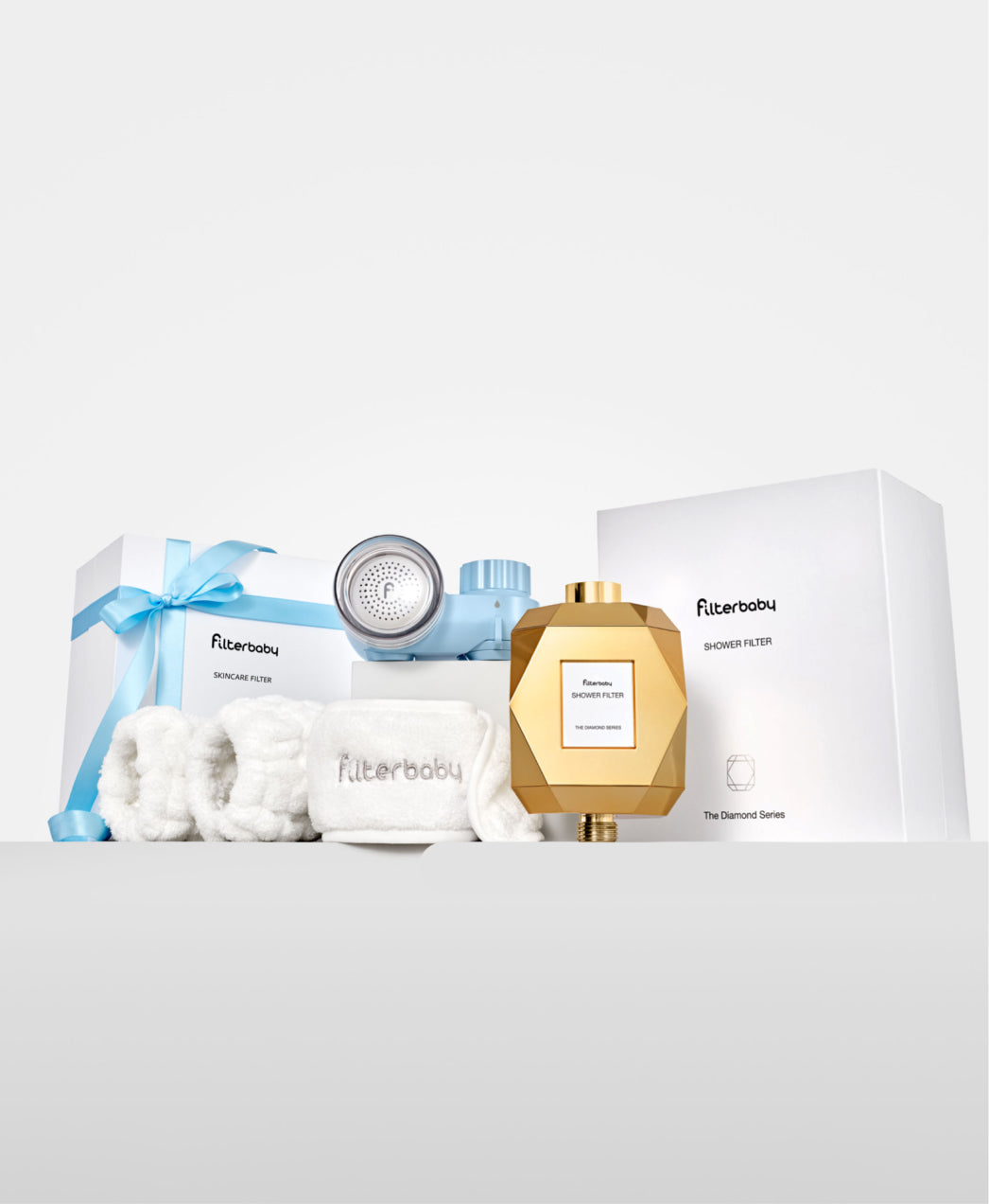 Get Faucet + Diamond Series Shower Filter Bundle