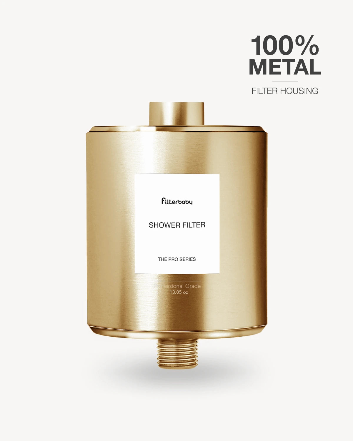 Filterbaby Pro Series Titanium Aluminum Shower Filter - Award-Winning