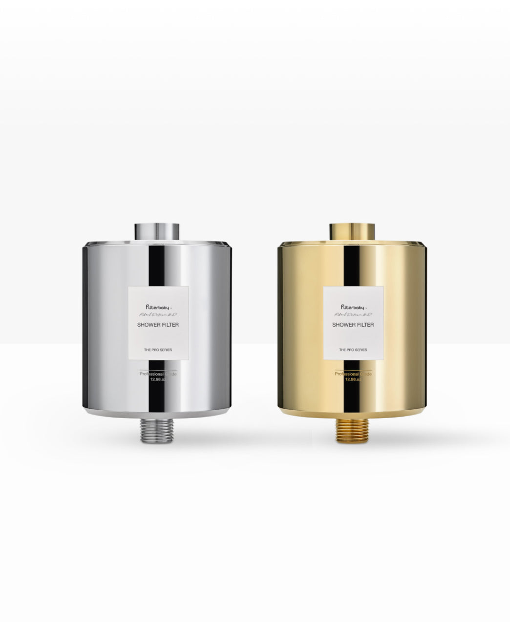 Get Filterbaby Pro Series Titanium Aluminum Shower Filter (2-Pack)