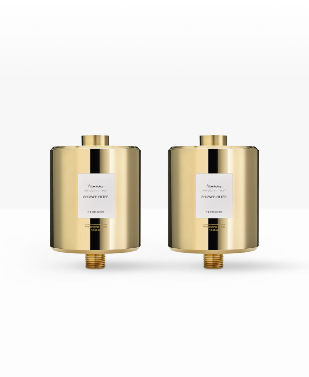 Get Filterbaby Pro Series Titanium Aluminum Shower Filter (2-Pack)