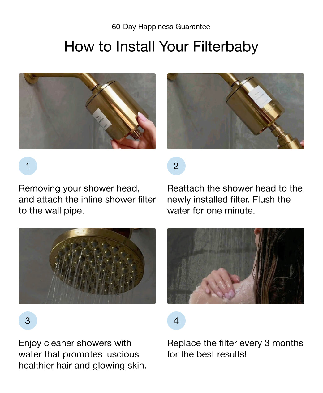 Get Filterbaby Pro Series Titanium Aluminum Shower Filter (2-Pack)