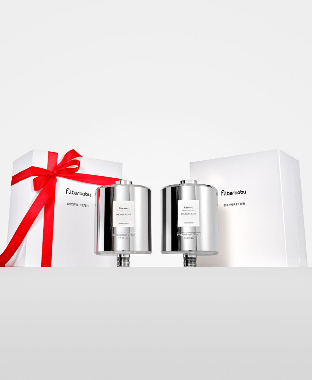 Filterbaby Pro Series Titanium Aluminum Shower Filter - 2 Pack - 30% OFF