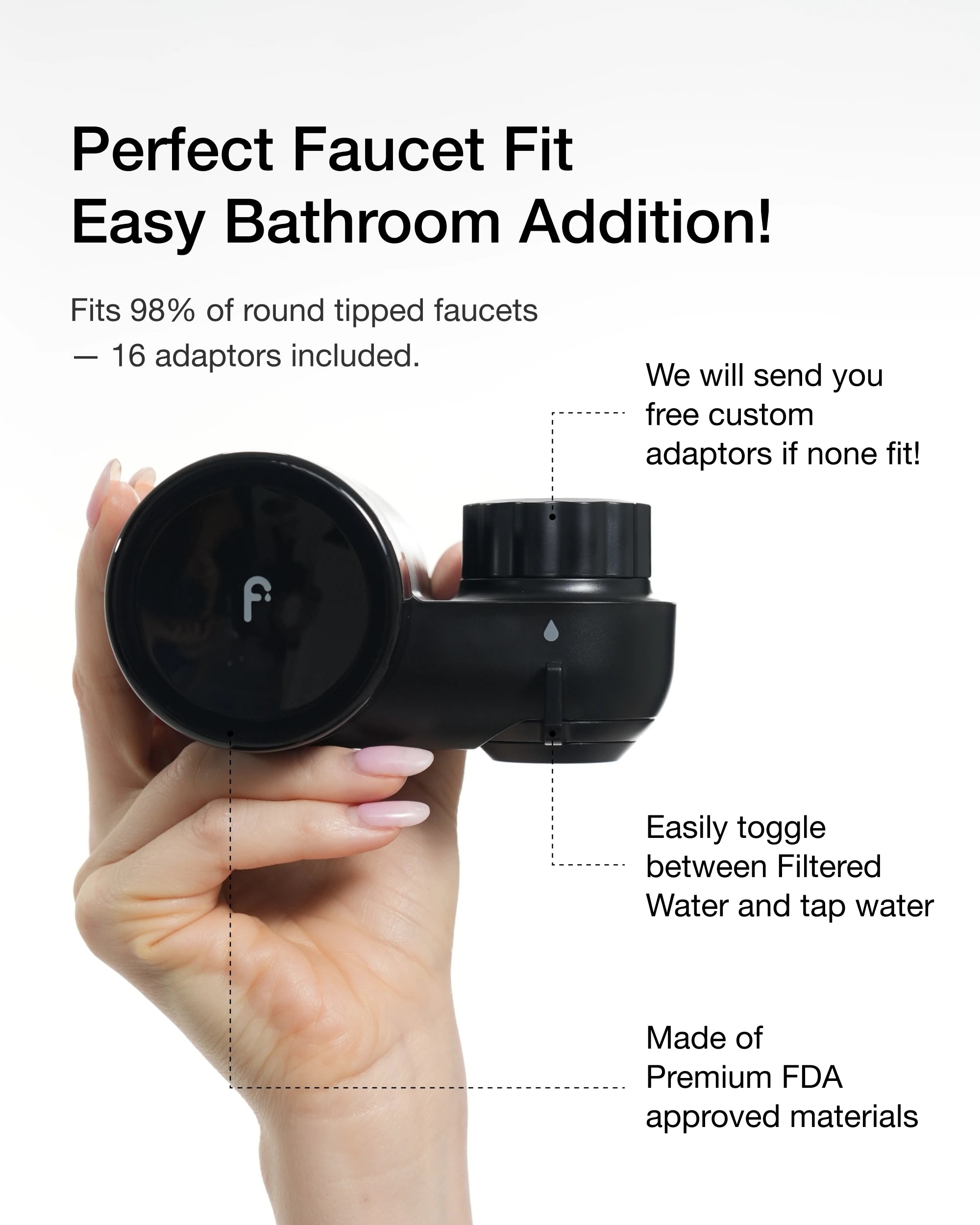 Filterbaby Essential Series Faucet Filter (2-Pack)