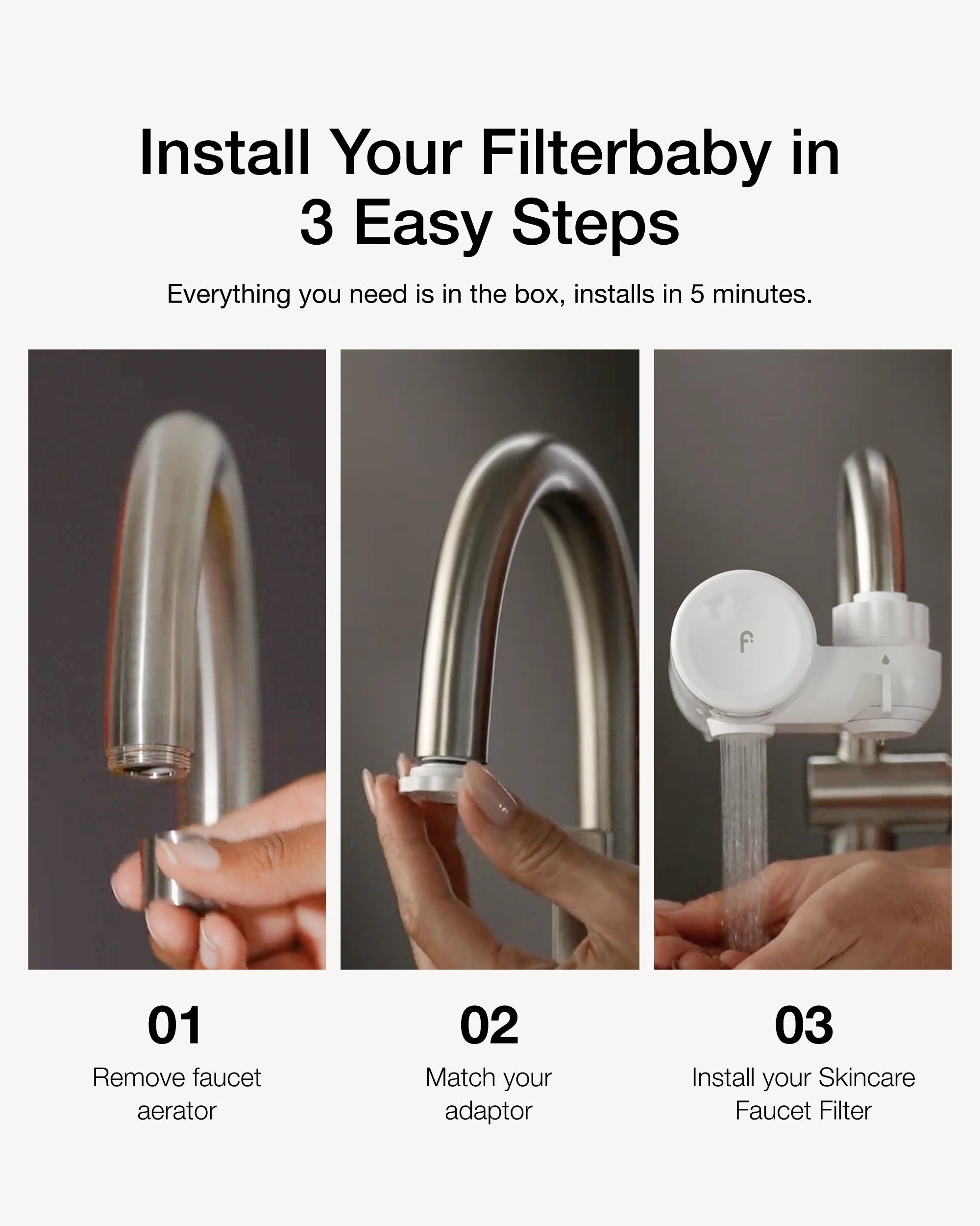 Filterbaby Essential Series Faucet Filter (2-Pack)