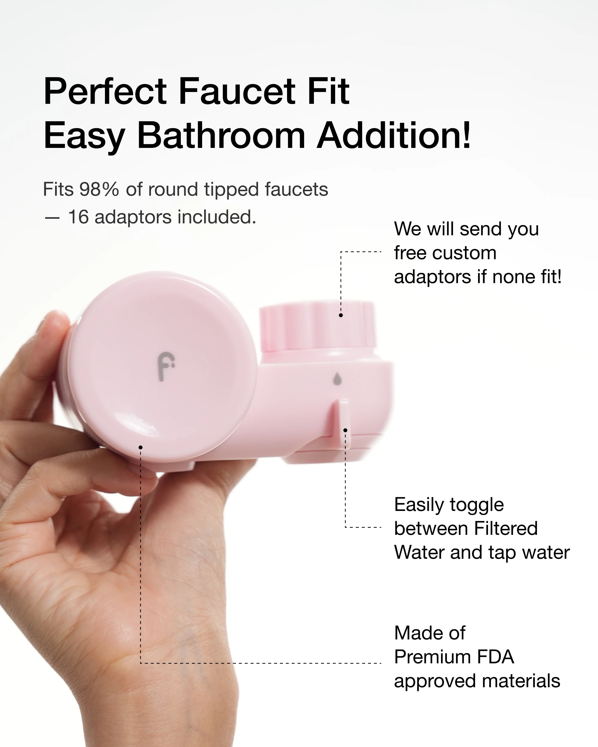 Filterbaby Essential Series Faucet Filter (2-Pack)