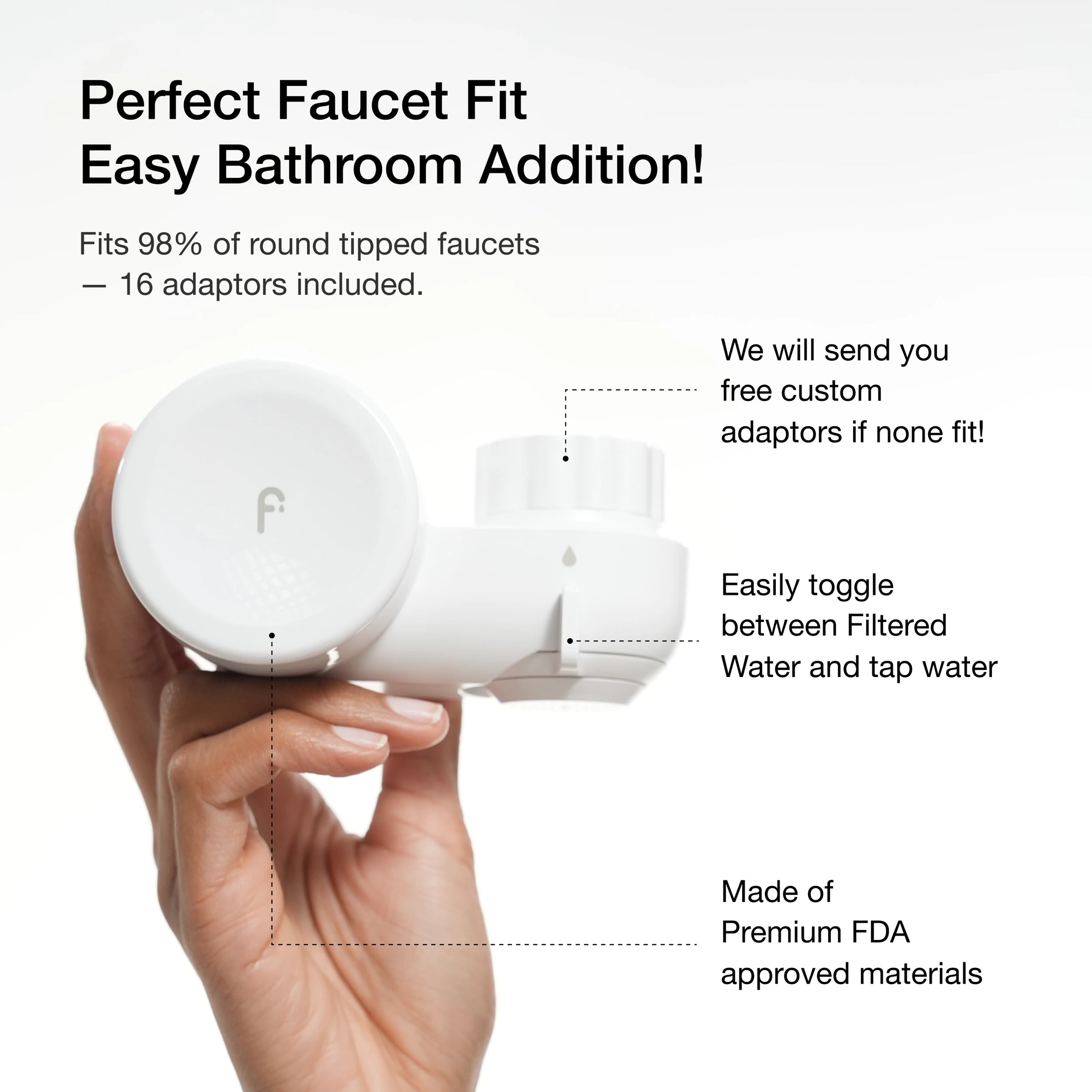 Filterbaby Essential Series Faucet Filter (2-Pack)