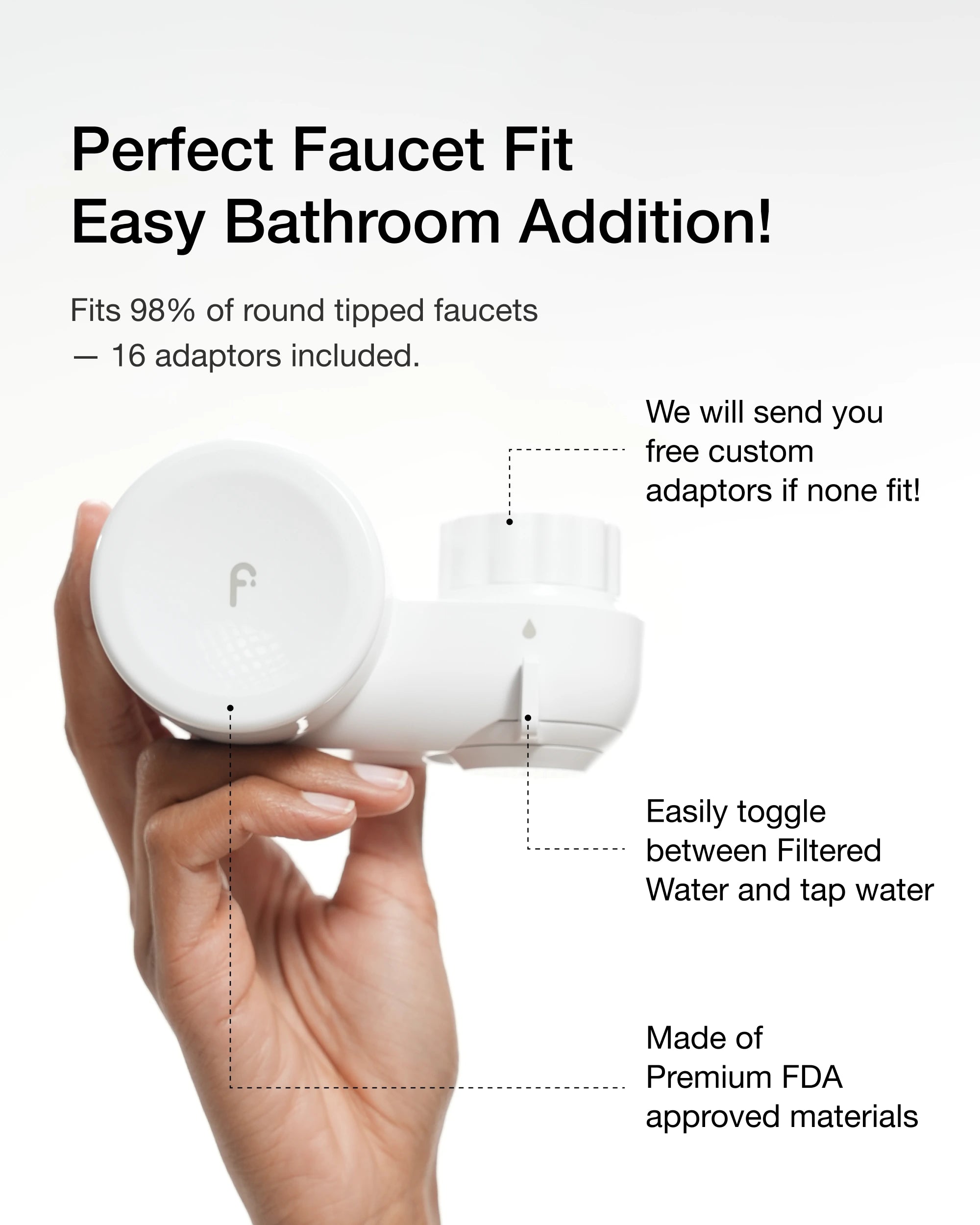Filterbaby Essential Series Faucet Filter (2-Pack)