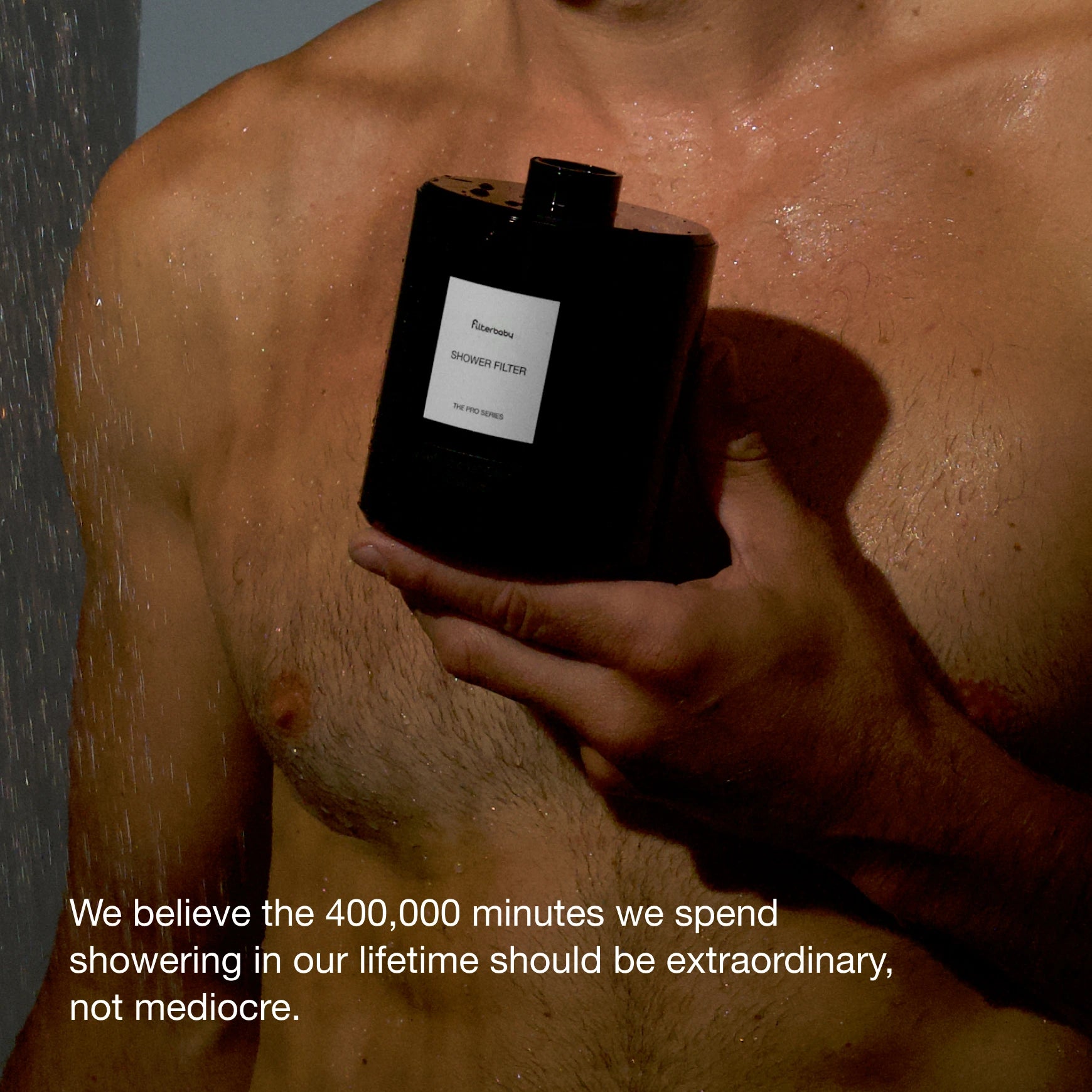 Filterbaby Pro Series Titanium Aluminum Shower Filter - Award-Winning