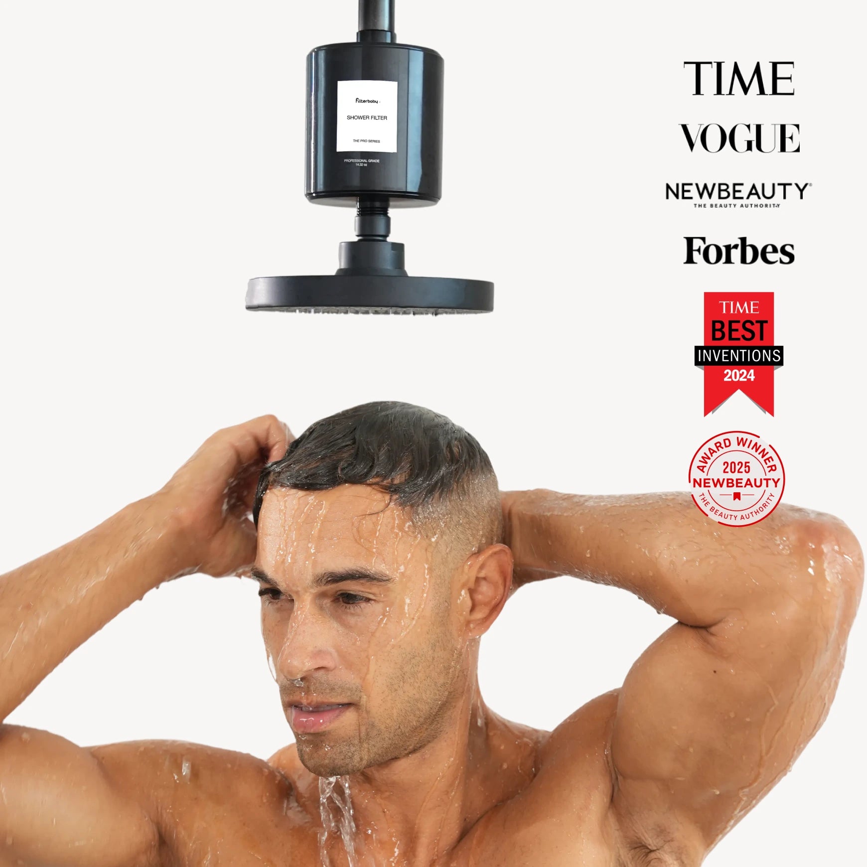Filterbaby Pro Series Titanium Aluminum Shower Filter - Award-Winning
