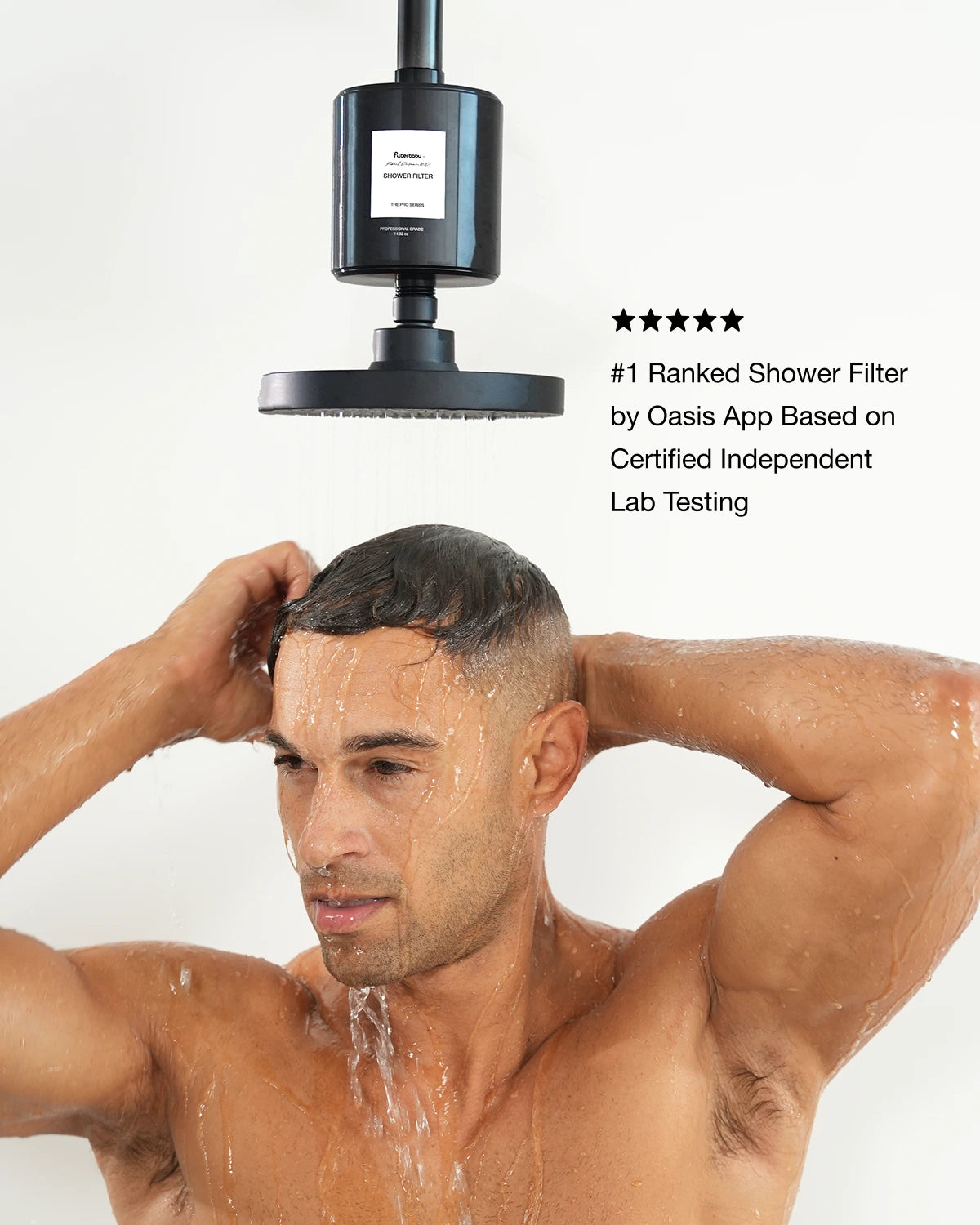 Filterbaby Pro Series Titanium Aluminum Shower Filter (2-Pack)