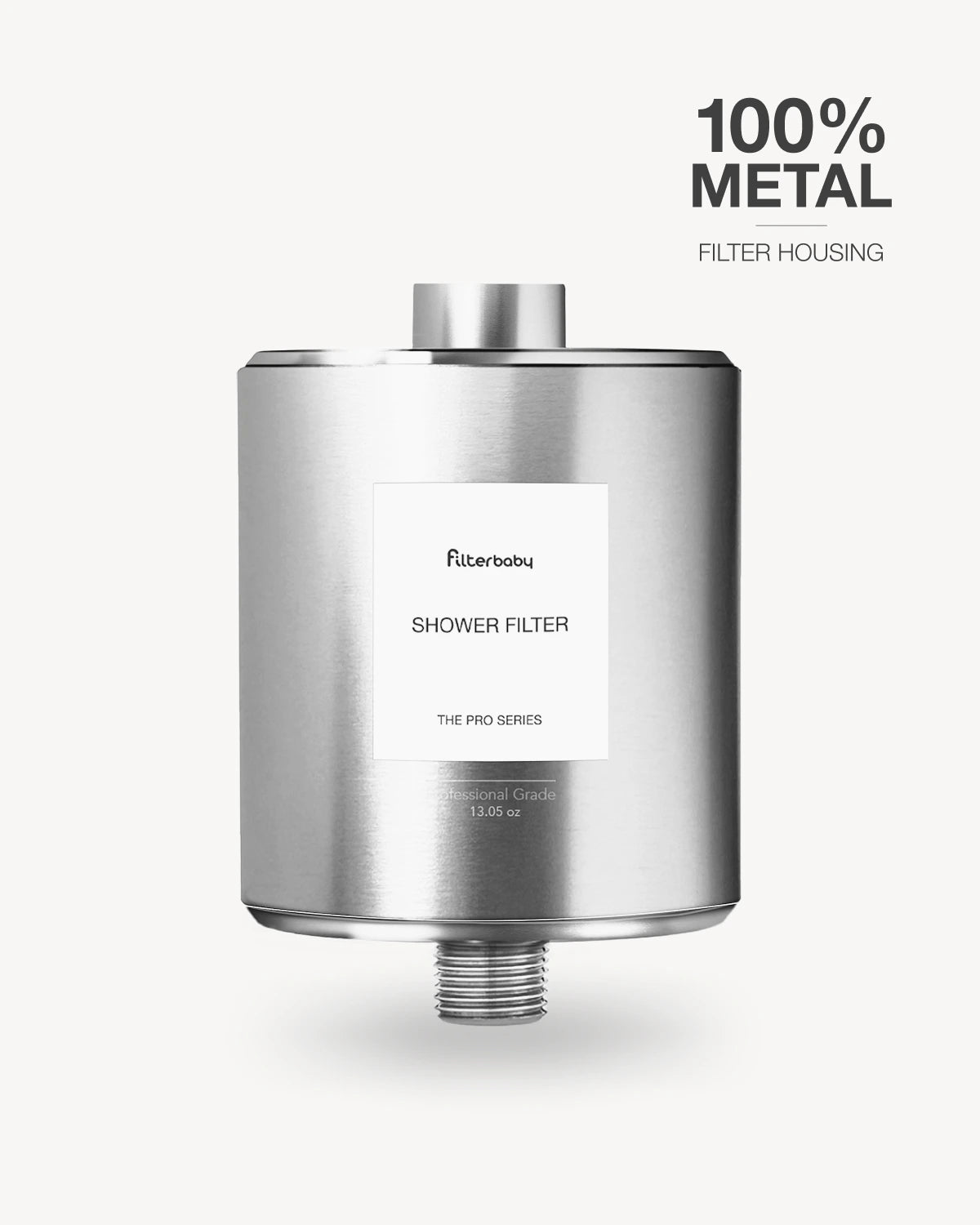 Filterbaby Pro Series Titanium Aluminum Shower Filter - Award-Winning