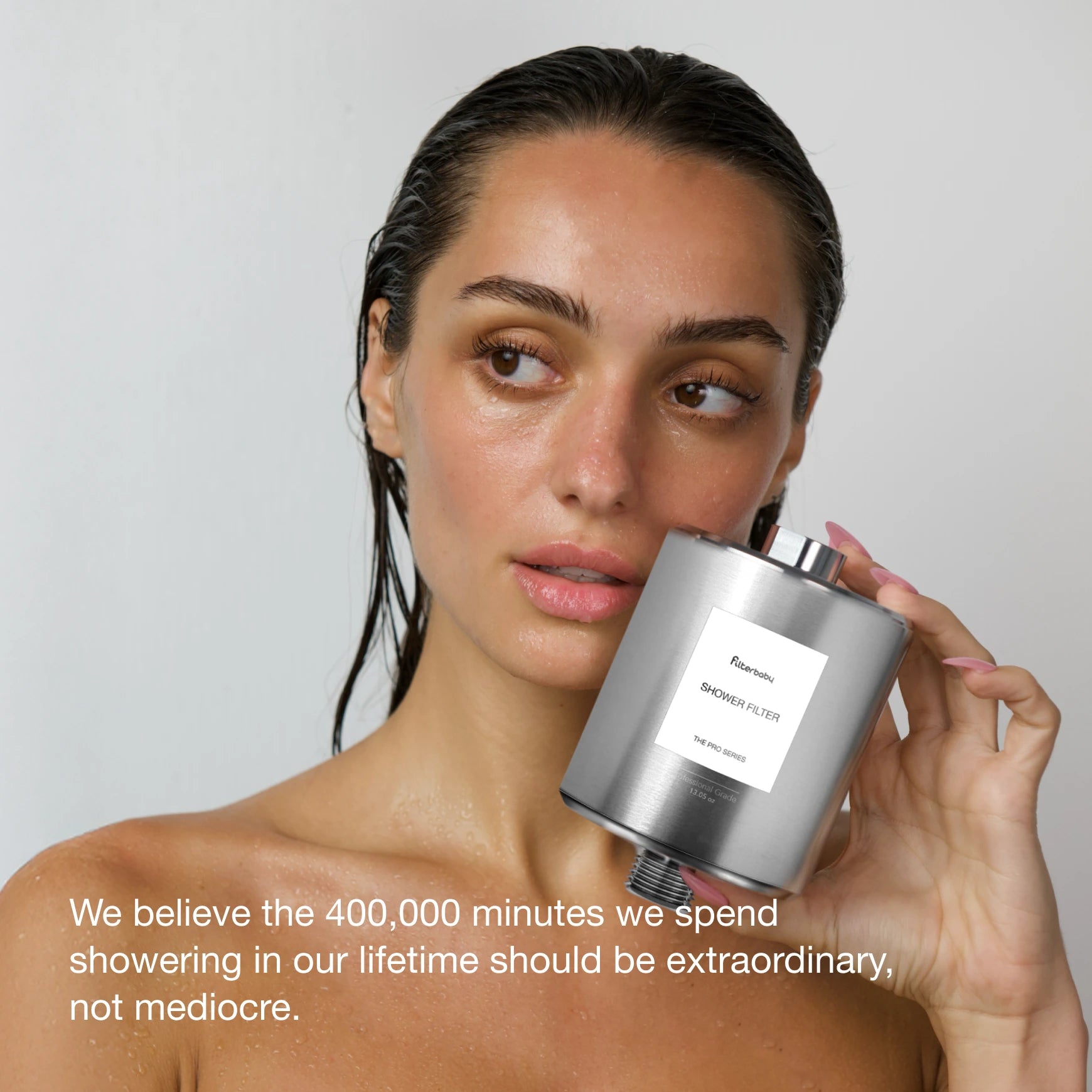 Filterbaby Pro Series Titanium Aluminum Shower Filter - Award-Winning