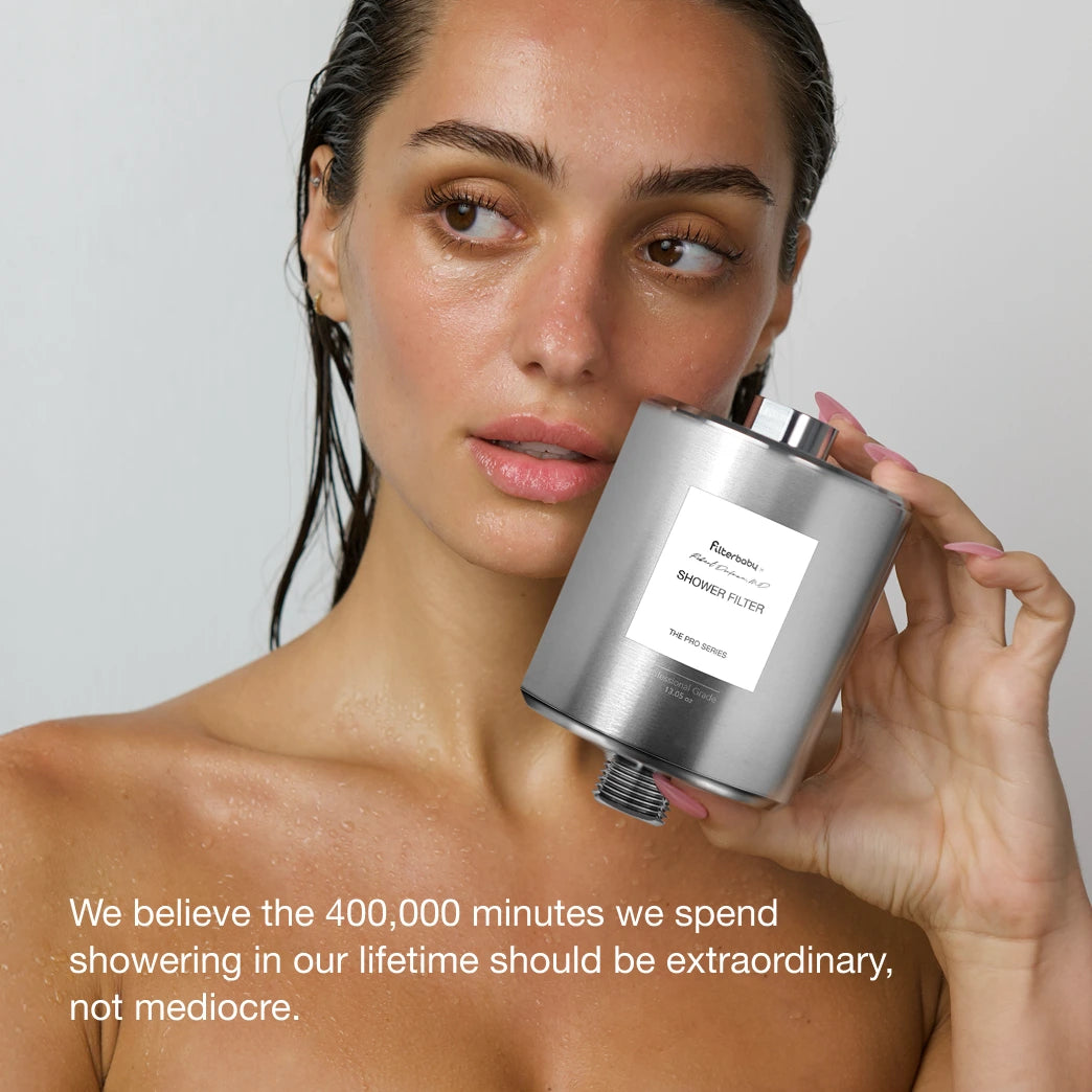 Filterbaby Pro Series Titanium Aluminum Shower Filter