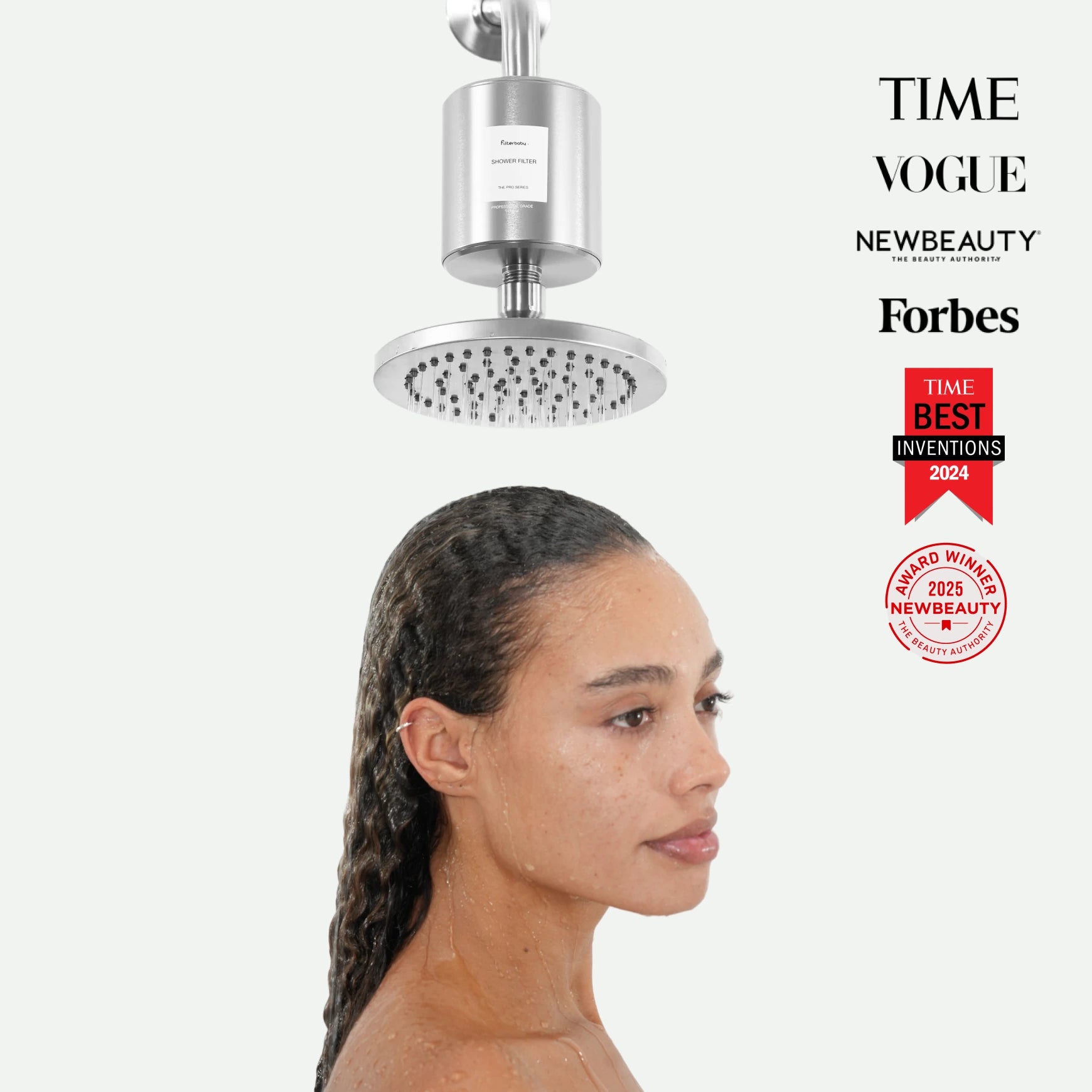 Filterbaby Pro Series Titanium Aluminum Shower Filter - Award-Winning
