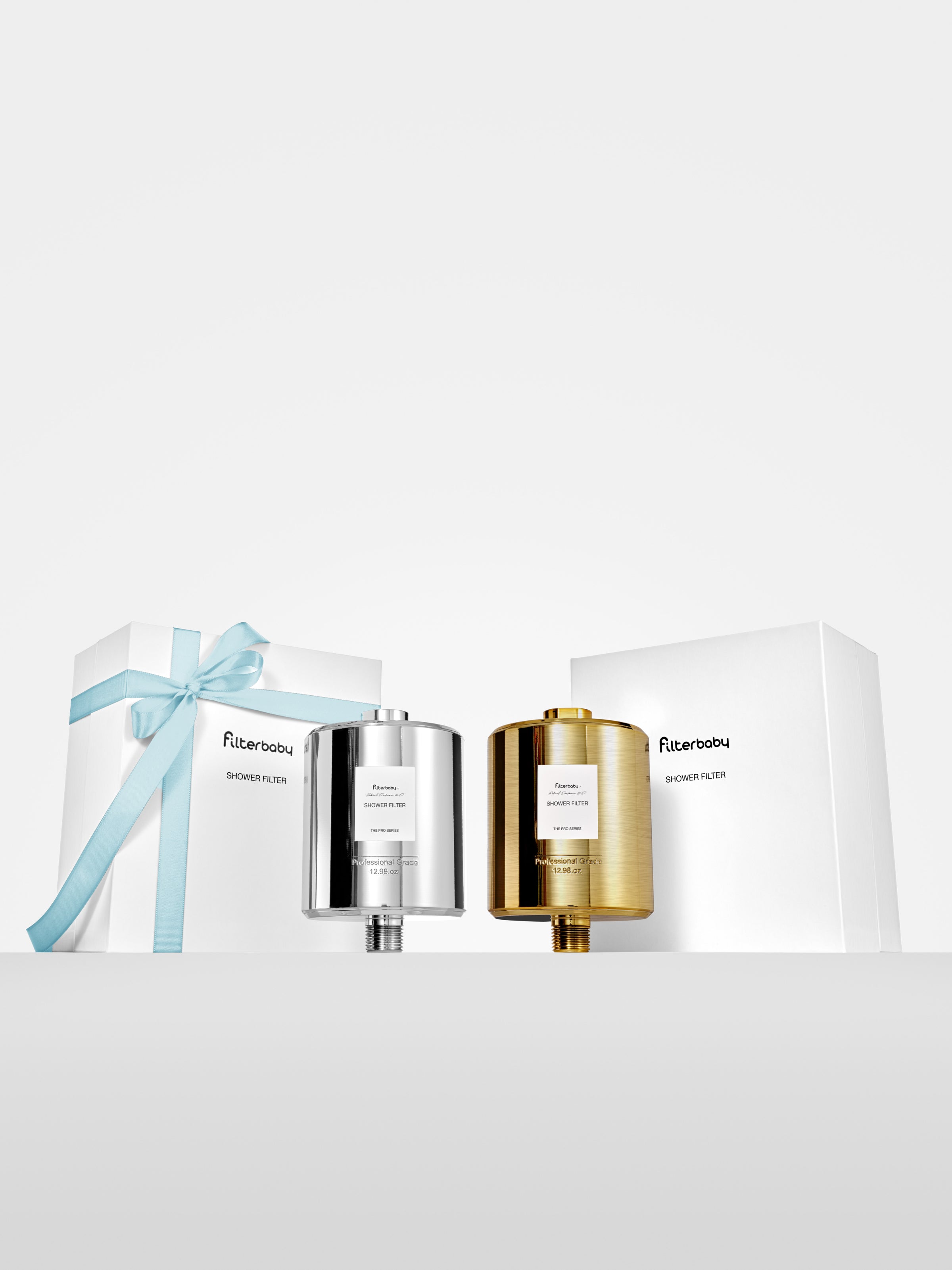 Filterbaby Pro Series Titanium Aluminum Shower Filter (2-Pack)