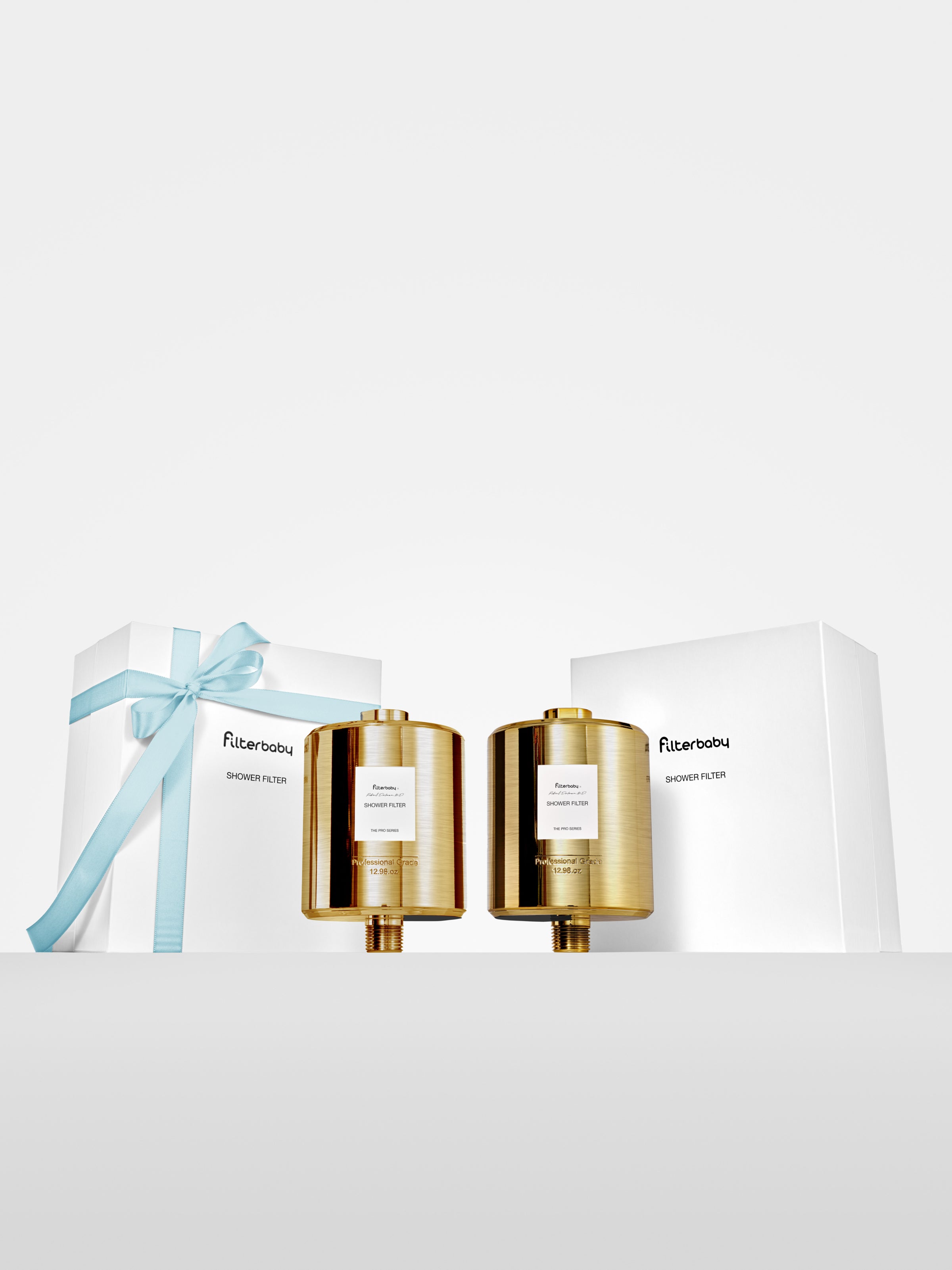 Filterbaby Pro Series Titanium Aluminum Shower Filter (2-Pack)